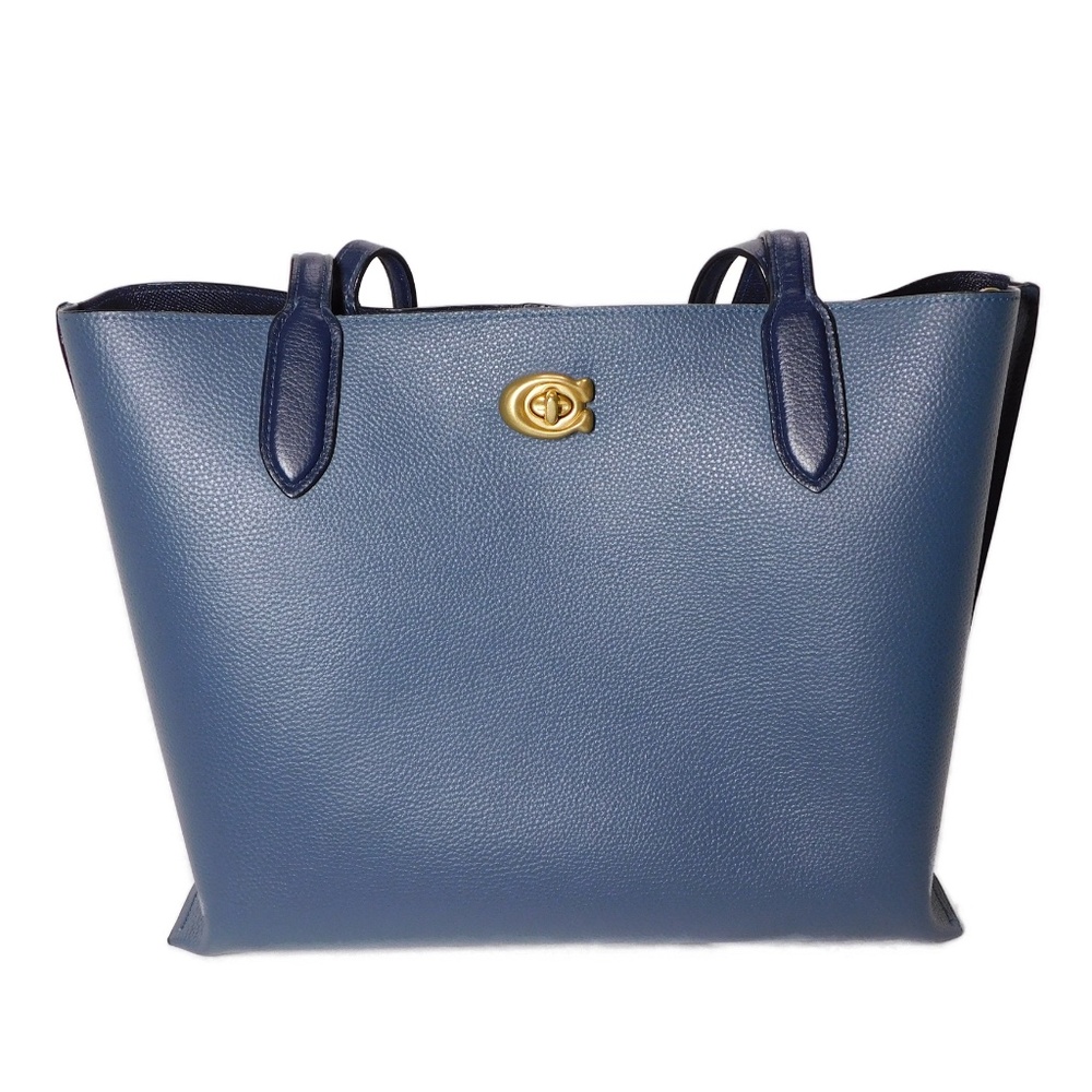 Coach Willow Tote - Colorblock Blue